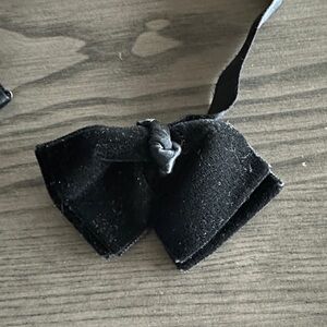 Black Velvet Bow Tie